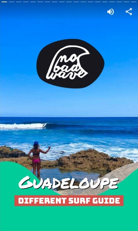 Guadeloupe surf guide cover